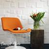 imageEkena Millwork WP20X20SPWH 19 58quotW x 19 58quotH Spiral EnduraWall Decorative 3D Wall Panel Covers 267 Sq FtWhite