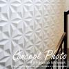 imageEkena Millwork WP20X20SPWH 19 58quotW x 19 58quotH Spiral EnduraWall Decorative 3D Wall Panel Covers 267 Sq FtWhite