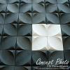 imageEkena Millwork WP20X20SPWH 19 58quotW x 19 58quotH Spiral EnduraWall Decorative 3D Wall Panel Covers 267 Sq FtWhite
