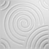 imageEkena Millwork WP20X20SPWH 19 58quotW x 19 58quotH Spiral EnduraWall Decorative 3D Wall Panel Covers 267 Sq FtWhite