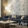 imageEkena Millwork WP20X20SPWH 19 58quotW x 19 58quotH Spiral EnduraWall Decorative 3D Wall Panel Covers 267 Sq FtWhite