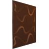 imageEkena Millwork WP20X20VEWH 19 58quotW x 19 58quotH Versailles EnduraWall Decorative 3D Wall Panel Covers 267 Sq FtAged Metallic Rust