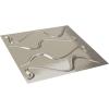 imageEkena Millwork WP20X20VEWH 19 58quotW x 19 58quotH Versailles EnduraWall Decorative 3D Wall Panel Covers 267 Sq FtBright Chrome