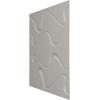 imageEkena Millwork WP20X20VEWH 19 58quotW x 19 58quotH Versailles EnduraWall Decorative 3D Wall Panel Covers 267 Sq FtBright Chrome