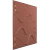 imageEkena Millwork WP20X20VEWH 19 58quotW x 19 58quotH Versailles EnduraWall Decorative 3D Wall Panel Covers 267 Sq FtChampagne Pink