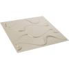 imageEkena Millwork WP20X20VEWH 19 58quotW x 19 58quotH Versailles EnduraWall Decorative 3D Wall Panel Covers 267 Sq FtMetalic Pearl Mist