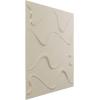 imageEkena Millwork WP20X20VEWH 19 58quotW x 19 58quotH Versailles EnduraWall Decorative 3D Wall Panel Covers 267 Sq FtMetalic Pearl Mist