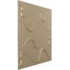 imageEkena Millwork WP20X20VEWH 19 58quotW x 19 58quotH Versailles EnduraWall Decorative 3D Wall Panel Covers 267 Sq FtMetallic Champagne Mist