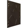imageEkena Millwork WP20X20VEWH 19 58quotW x 19 58quotH Versailles EnduraWall Decorative 3D Wall Panel Covers 267 Sq FtMetallic Dark Bronze