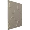 imageEkena Millwork WP20X20VEWH 19 58quotW x 19 58quotH Versailles EnduraWall Decorative 3D Wall Panel Covers 267 Sq FtMetallic Silver