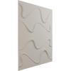 imageEkena Millwork WP20X20VEWH 19 58quotW x 19 58quotH Versailles EnduraWall Decorative 3D Wall Panel Covers 267 Sq FtSatin Blossom White