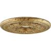 imageLivex Lighting 820065 Ceiling Medallion Hand Applied Vintage Gold Leaf with Gilded Accents 22kquotDx15quotHHand Applied Vintage Gold Leaf with Gilded Accents