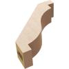 imageTimberthane Rough Cedar Faux Wood Copenhagen Knee Brace 3quotW x 6quotD x 6quotH Primed Tan3W x 10D x 10H