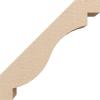 imageTimberthane Rough Cedar Faux Wood Copenhagen Knee Brace 3quotW x 6quotD x 6quotH Primed Tan3W x 10D x 10H
