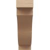 imageTimberthane Rough Cedar Faux Wood Copenhagen Knee Brace 3quotW x 6quotD x 6quotH Primed Tan3W x 10D x 10H