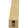 imageTimberthane Rough Cedar Faux Wood Copenhagen Knee Brace 3quotW x 6quotD x 6quotH Primed Tan3W x 10D x 10H