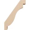 imageTimberthane Rough Cedar Faux Wood Copenhagen Knee Brace 3quotW x 6quotD x 6quotH Primed Tan3W x 10D x 14H