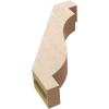 imageTimberthane Rough Cedar Faux Wood Copenhagen Knee Brace 3quotW x 6quotD x 6quotH Primed Tan3W x 12D x 16H