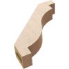 imageTimberthane Rough Cedar Faux Wood Copenhagen Knee Brace 3quotW x 6quotD x 6quotH Primed Tan3W x 14D x 14H