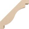 imageTimberthane Rough Cedar Faux Wood Copenhagen Knee Brace 3quotW x 6quotD x 6quotH Primed Tan3W x 14D x 14H