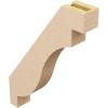 imageTimberthane Rough Cedar Faux Wood Copenhagen Knee Brace 3quotW x 6quotD x 6quotH Primed Tan3W x 16D x 22H