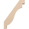 imageTimberthane Rough Cedar Faux Wood Copenhagen Knee Brace 3quotW x 6quotD x 6quotH Primed Tan3W x 16D x 22H