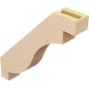imageTimberthane Rough Cedar Faux Wood Copenhagen Knee Brace 3quotW x 6quotD x 6quotH Primed Tan3W x 18D x 18H