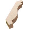 imageTimberthane Rough Cedar Faux Wood Copenhagen Knee Brace 3quotW x 6quotD x 6quotH Primed Tan3W x 18D x 18H
