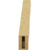 imageTimberthane Rough Cedar Faux Wood Copenhagen Knee Brace 3quotW x 6quotD x 6quotH Primed Tan3W x 18D x 18H