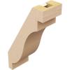 imageTimberthane Rough Cedar Faux Wood Copenhagen Knee Brace 3quotW x 6quotD x 6quotH Primed Tan3W x 6D x 10H