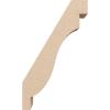 imageTimberthane Rough Cedar Faux Wood Copenhagen Knee Brace 3quotW x 6quotD x 6quotH Primed Tan3W x 6D x 10H