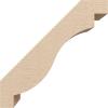 imageTimberthane Rough Cedar Faux Wood Copenhagen Knee Brace 3quotW x 6quotD x 6quotH Primed Tan3W x 6D x 6H