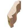 imageTimberthane Rough Cedar Faux Wood Copenhagen Knee Brace 3quotW x 6quotD x 6quotH Primed Tan3W x 6D x 6H