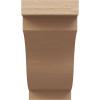 imageTimberthane Rough Cedar Faux Wood Copenhagen Knee Brace 3quotW x 6quotD x 6quotH Primed Tan3W x 6D x 6H