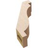 imageTimberthane Rough Cedar Faux Wood Copenhagen Knee Brace 3quotW x 6quotD x 6quotH Primed Tan3W x 8D x 12H