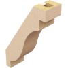 imageTimberthane Rough Cedar Faux Wood Copenhagen Knee Brace 3quotW x 6quotD x 6quotH Primed Tan3W x 8D x 12H