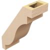 imageTimberthane Rough Cedar Faux Wood Copenhagen Knee Brace 3quotW x 6quotD x 6quotH Primed Tan5W x 10D x 14H