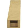 imageTimberthane Rough Cedar Faux Wood Copenhagen Knee Brace 3quotW x 6quotD x 6quotH Primed Tan5W x 12D x 12H