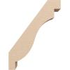 imageTimberthane Rough Cedar Faux Wood Copenhagen Knee Brace 3quotW x 6quotD x 6quotH Primed Tan5W x 12D x 16H