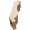 imageTimberthane Rough Cedar Faux Wood Copenhagen Knee Brace 3quotW x 6quotD x 6quotH Primed Tan5W x 12D x 16H