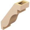 imageTimberthane Rough Cedar Faux Wood Copenhagen Knee Brace 3quotW x 6quotD x 6quotH Primed Tan5W x 12D x 16H