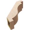 imageTimberthane Rough Cedar Faux Wood Copenhagen Knee Brace 3quotW x 6quotD x 6quotH Primed Tan5W x 14D x 14H