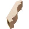 imageTimberthane Rough Cedar Faux Wood Copenhagen Knee Brace 3quotW x 6quotD x 6quotH Primed Tan5W x 16D x 16H