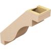 imageTimberthane Rough Cedar Faux Wood Copenhagen Knee Brace 3quotW x 6quotD x 6quotH Primed Tan5W x 16D x 16H