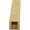 imageTimberthane Rough Cedar Faux Wood Copenhagen Knee Brace 3quotW x 6quotD x 6quotH Primed Tan5W x 16D x 16H