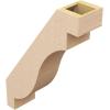 imageTimberthane Rough Cedar Faux Wood Copenhagen Knee Brace 3quotW x 6quotD x 6quotH Primed Tan5W x 16D x 22H