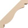 imageTimberthane Rough Cedar Faux Wood Copenhagen Knee Brace 3quotW x 6quotD x 6quotH Primed Tan5W x 18D x 18H
