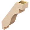 imageTimberthane Rough Cedar Faux Wood Copenhagen Knee Brace 3quotW x 6quotD x 6quotH Primed Tan5W x 18D x 24H