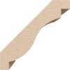 imageTimberthane Rough Cedar Faux Wood Copenhagen Knee Brace 3quotW x 6quotD x 6quotH Primed Tan5W x 6D x 6H
