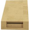 imageTimberthane Rough Cedar Faux Wood Copenhagen Knee Brace 3quotW x 6quotD x 6quotH Primed Tan5W x 6D x 6H